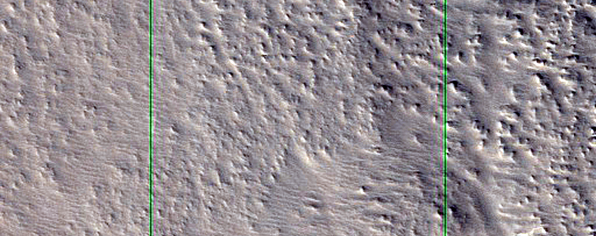 Craters and Trough in Northern Mid-Latitudes

