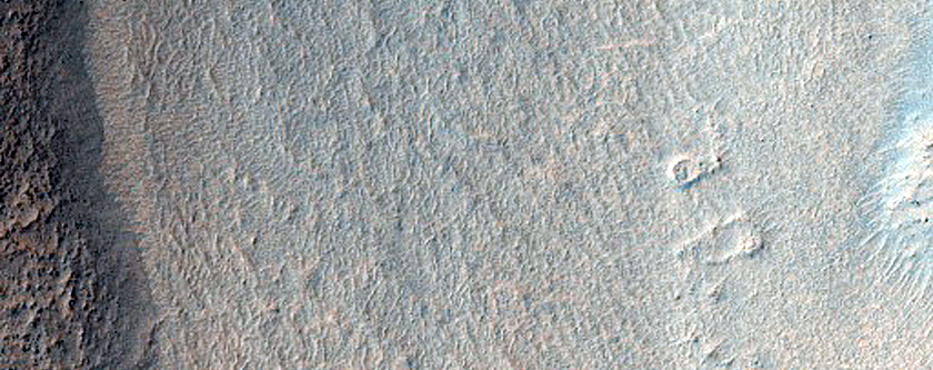 Gullies in Crater in Noachis Terra
