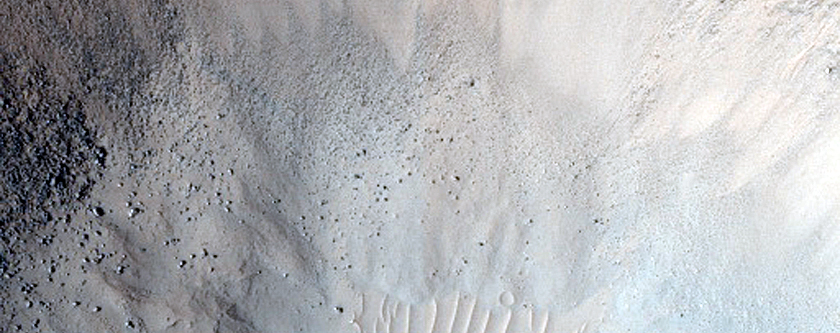 Well-Preserved 2-Km Impact Crater
