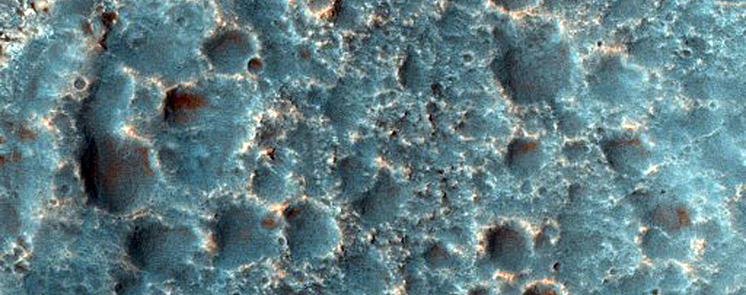 Layers in Millochau Crater
