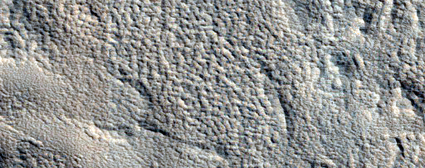 Channel on Ejecta Margin in Northern Mid-Latitudes
