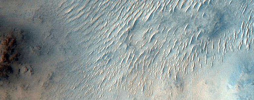 Crater with Central Pit and Fill in CTX Image