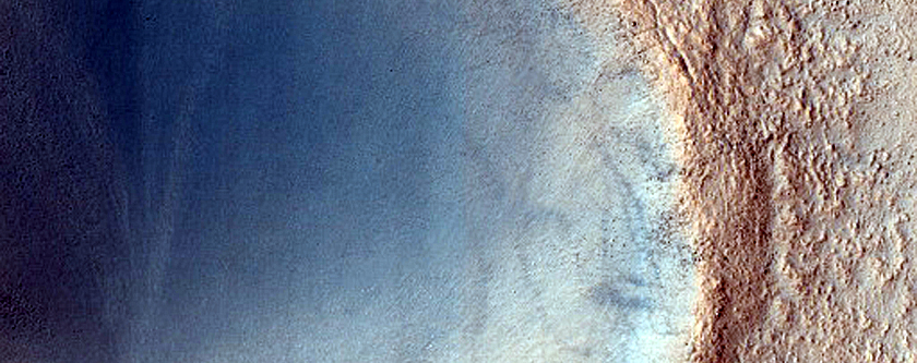 Fresh 1-Kilometer Diameter Impact Crater
