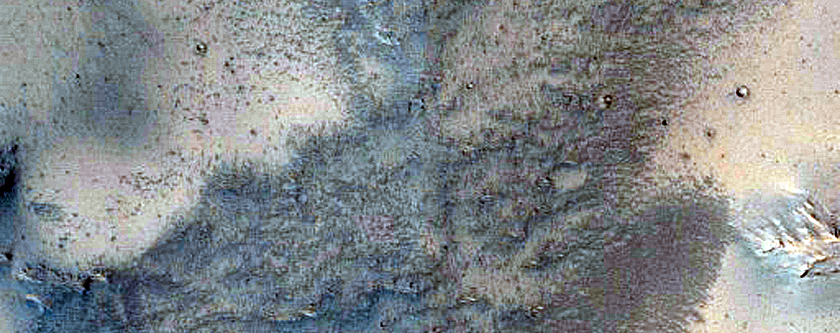Central Peak of Crater
