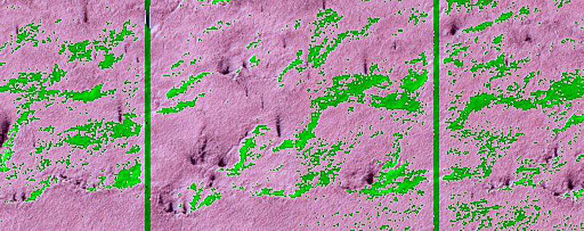 Exposure of South Polar Layered Deposits
