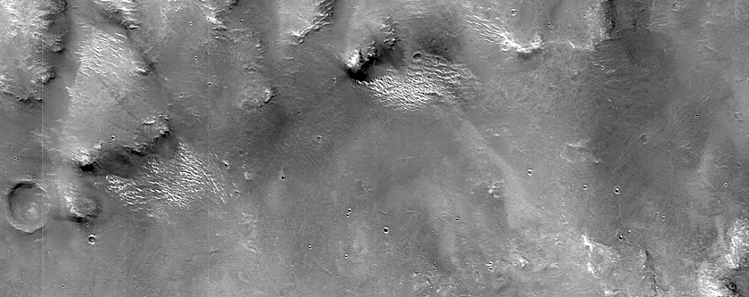 Channel Northwest of Herschel Crater

