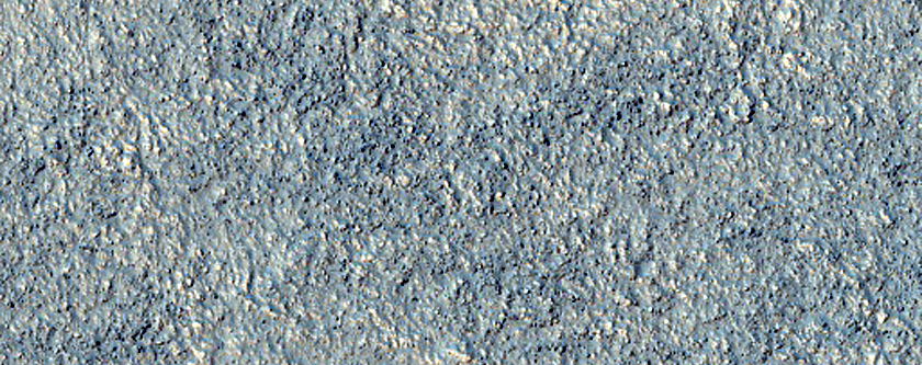 Channels on Rim of Kaiser Crater
