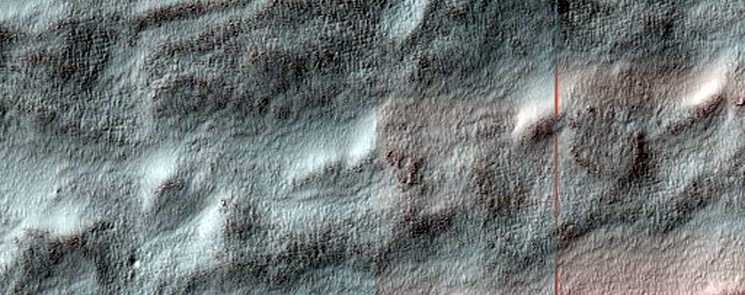 Exposure of South Polar Layered Deposits
