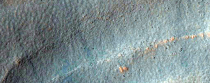 Irregular Crater with Concentric Fill
