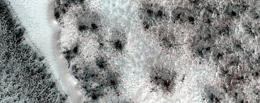 Linear Feature in Southern Polar Region
