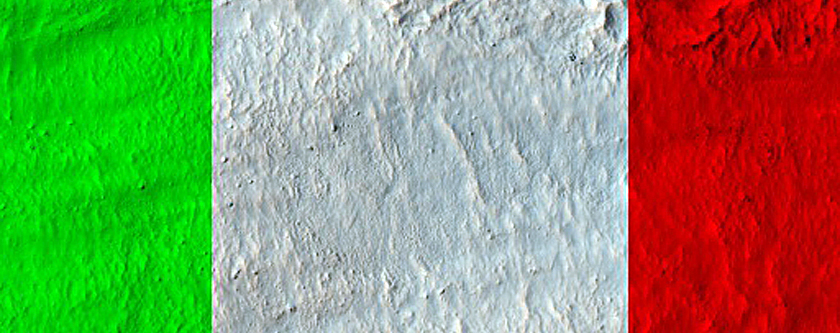 Layered Ejecta Crater

