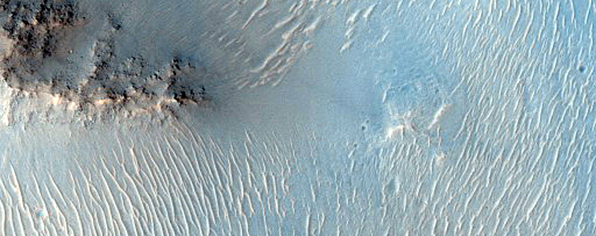 Central Uplift of Large Crater

