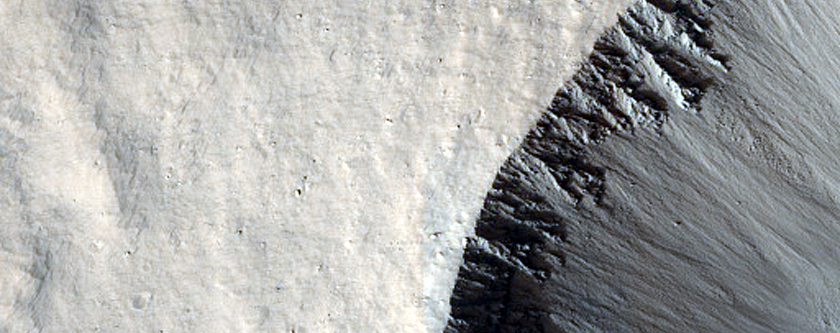 Small Crater amongst Lava Flows
