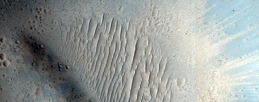 Well-Preserved 2-Kilometer Impact Crater
