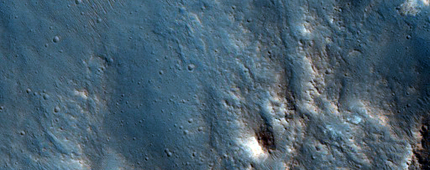 Possible Hydrate-Rich Terrain Near Mouth of Maumee Valles
