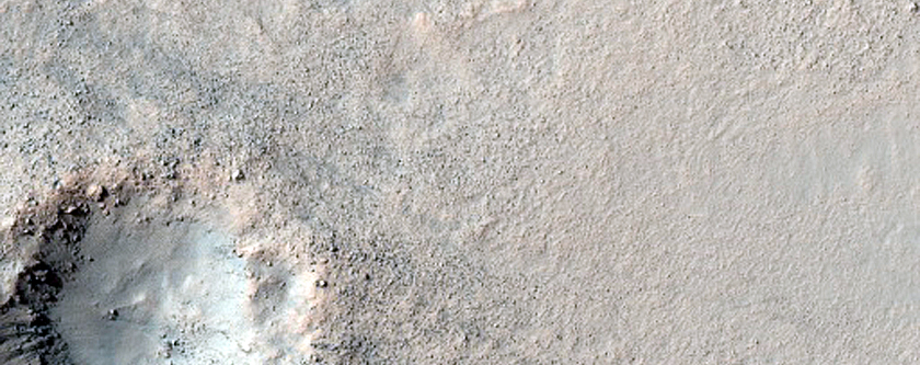 Mid-Latitude Crater
