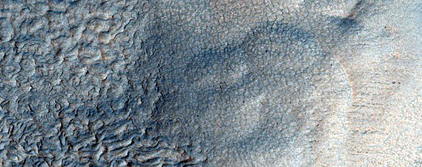 Crater with Steep Slopes
