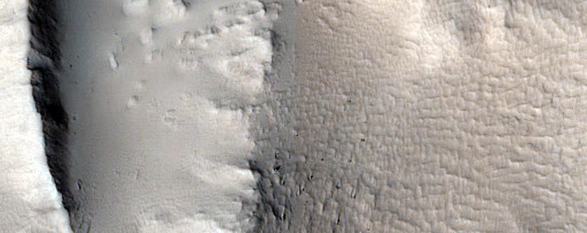Crater Near Elysium Mons
