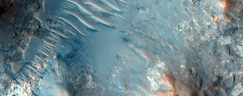 Central Uplift and Dunes in Hesperia Region