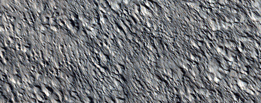 Deposit in Crater Floor
