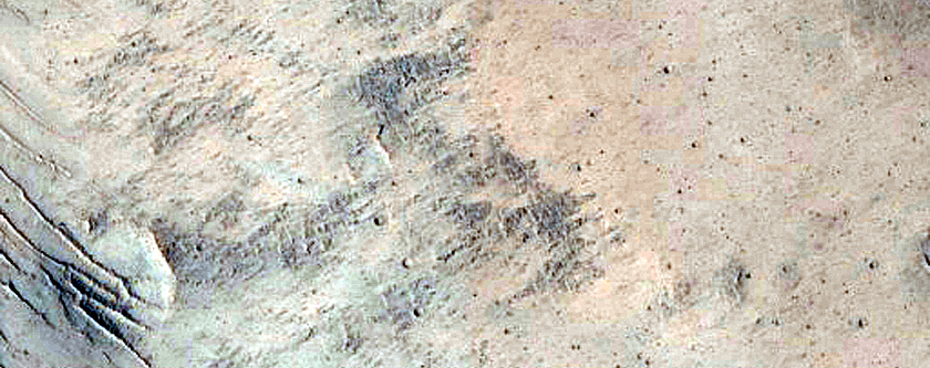 Two Craters on Flow Boundary
