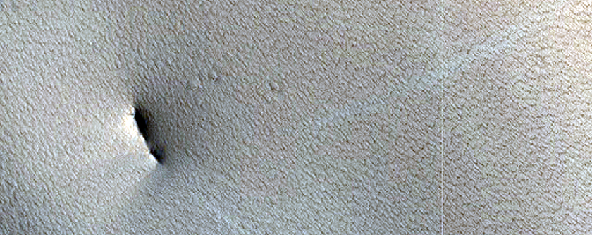 Small Crater among Chaos