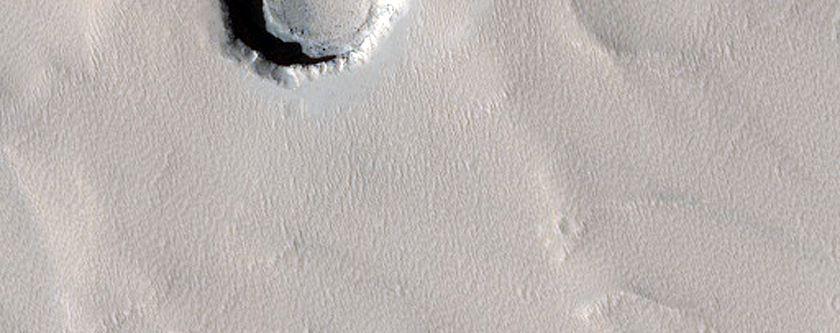 Pit on Arsia Mons

