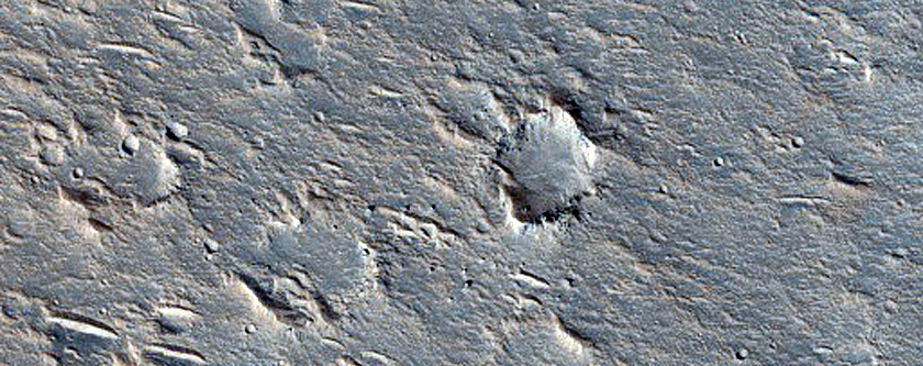 Mounds in Hephaestus Fossae
