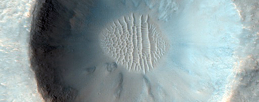 Fresh Impact Crater
