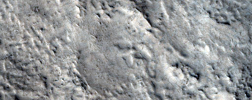 Ridges in Nilosyrtis Mensae
