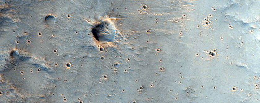 Channels South of Gale Crater
