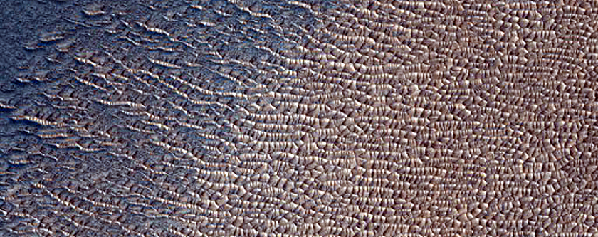 Dunes in Crater in Terra Sabaea
