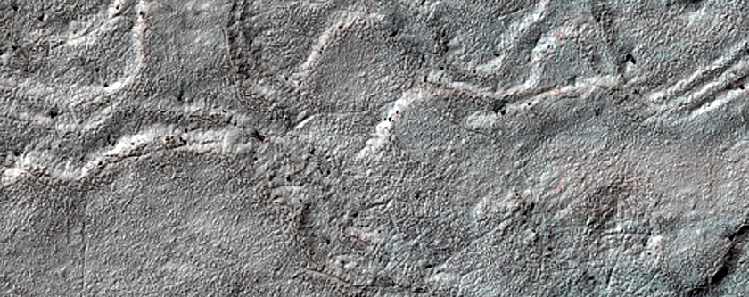 Exposure of South Polar Layered Deposits
