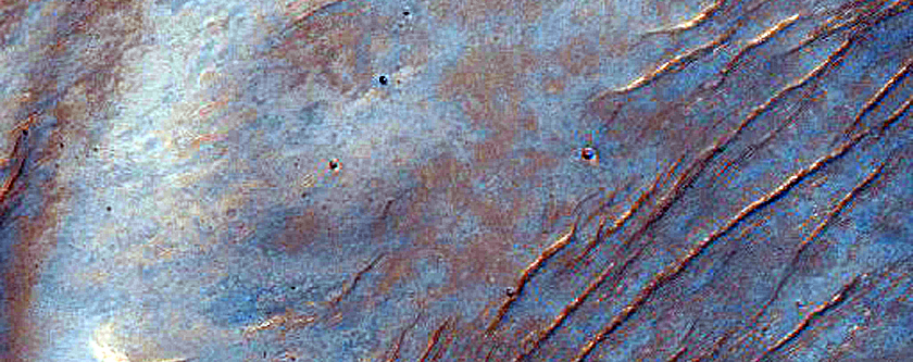 Layers West of Ma Adim Vallis
