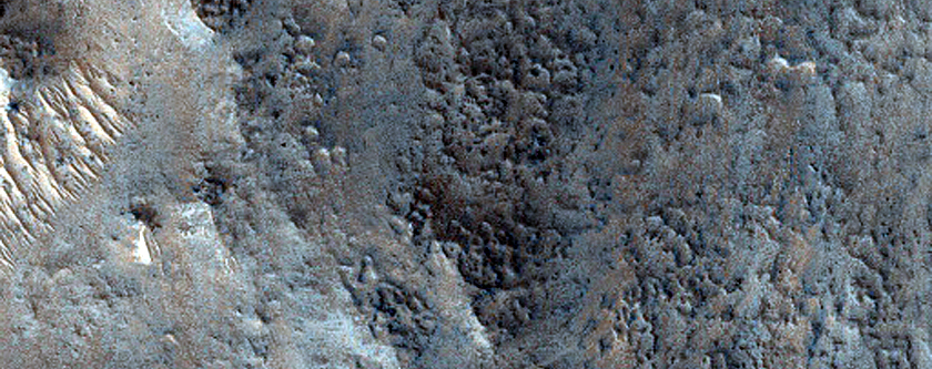 Central Structures in Impact Crater
