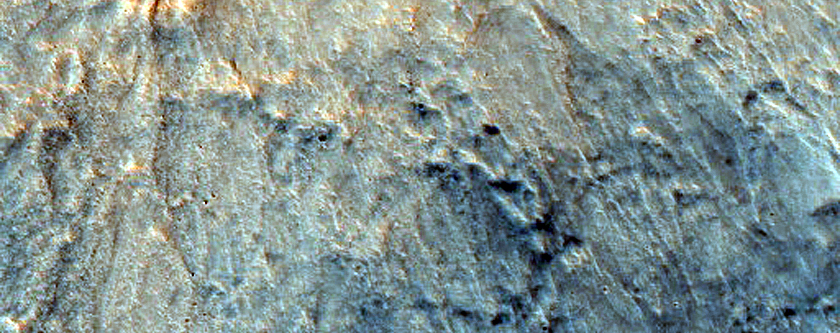 Monitor Slopes of Small Crater
