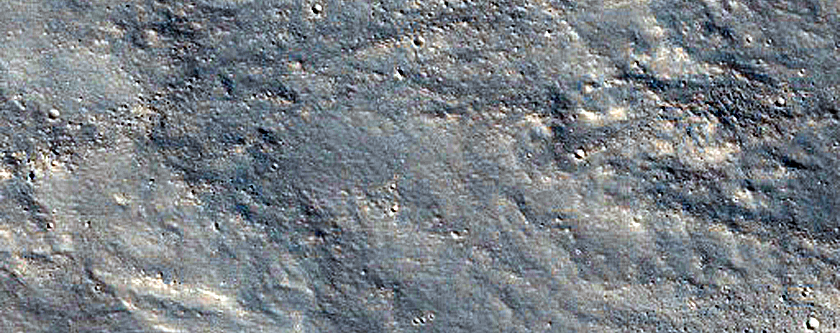 Eastern Discontinuous Ejecta and Rays of Naryn Crater
