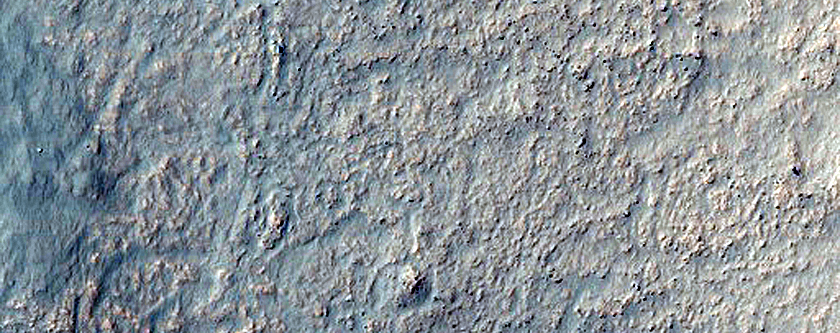 Well-Exposed Layered Deposits in Halley Crater
