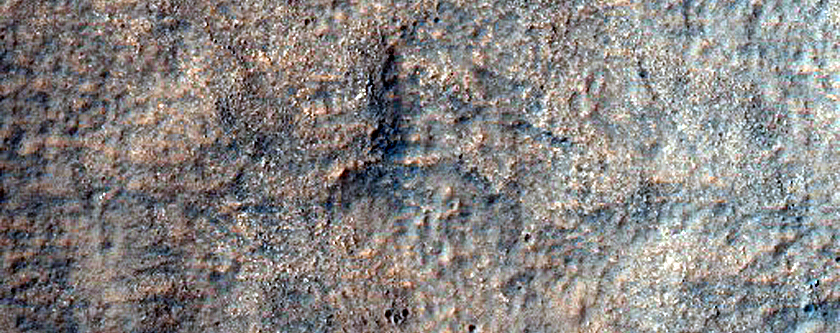 Outcrop Northwest of Hellas Planitia
