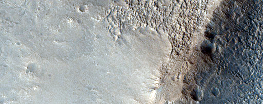 Southeastern Crater Wall of Eden Patera
