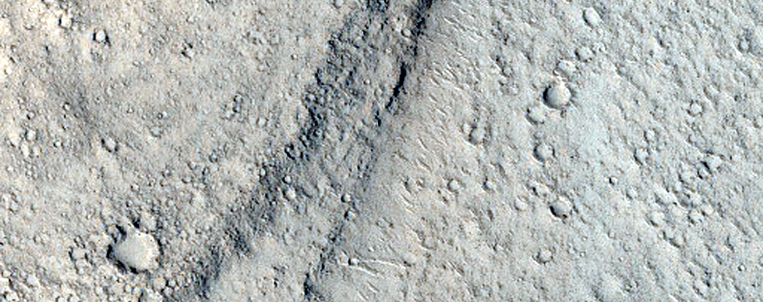 Streamlined Shapes Near Tartarus Colles
