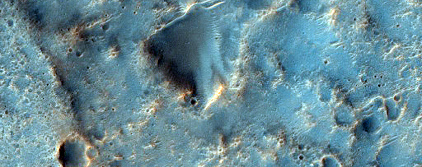 Channels North of Hellas Planitia
