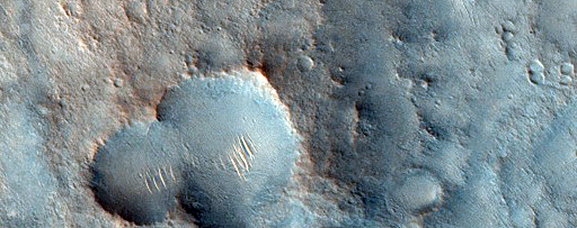 Channels Northwest of Nilokeras Mensae
