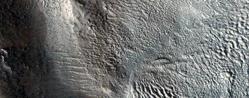 Northern Mid-Latitude Crater Floor Features

