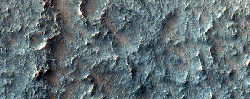 Gullies in Two Craters Seen in MOC S0600678
