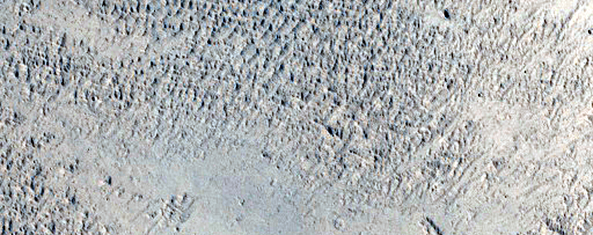 Channel Connected to Crater in Memnonia Region
