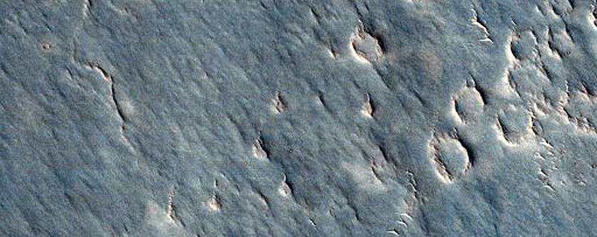 Dark-Centered Rings on Crater Floor in Northeast Arabia Terra