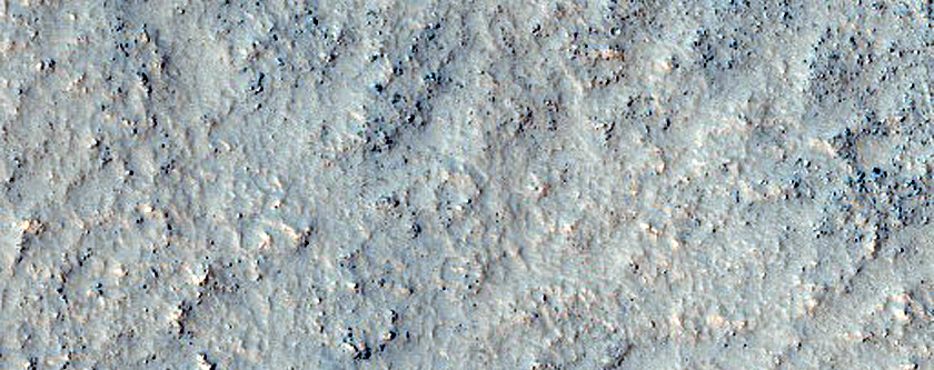 Floor of Le Verrier Crater
