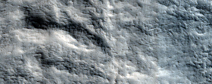 Craters in Tempe Fossae
