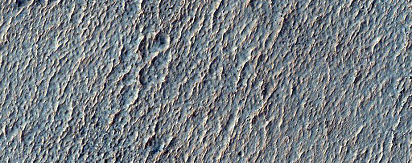 Craters in Thaumasia Fossae
